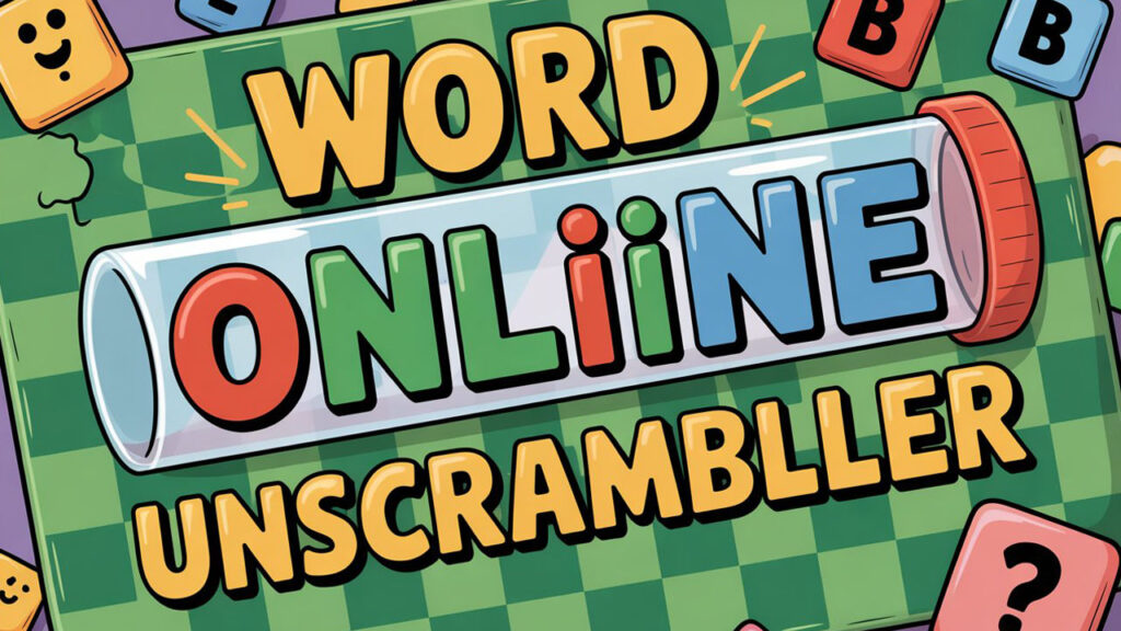 Online Word Unscrambler Letter Tube Puzzle Game 03